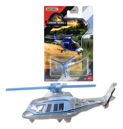 Matchbox Jurassic World Rebirth InGen Helicopter.