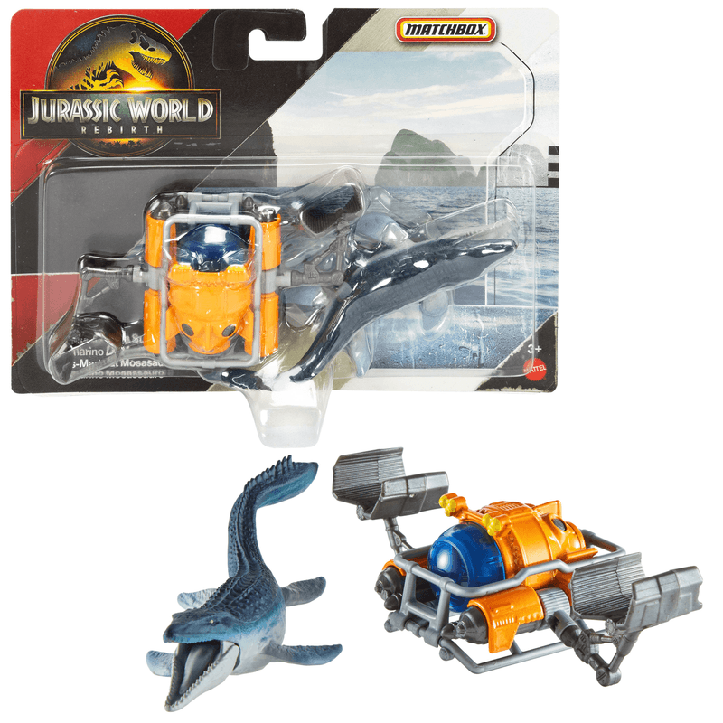 Matchbox Jurassic World Submarino de Mosasaurio.