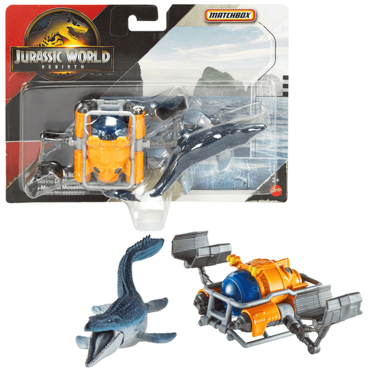 Matchbox Jurassic World Submarino de Mosasaurio.