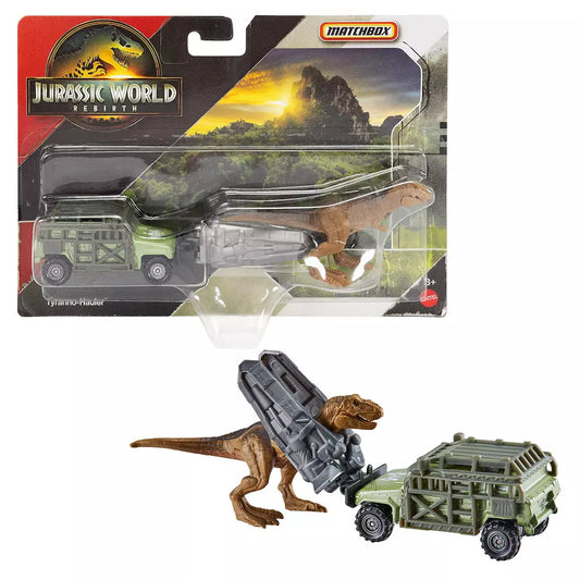 Matchbox Jurassic World Tyranno-Hauler.
