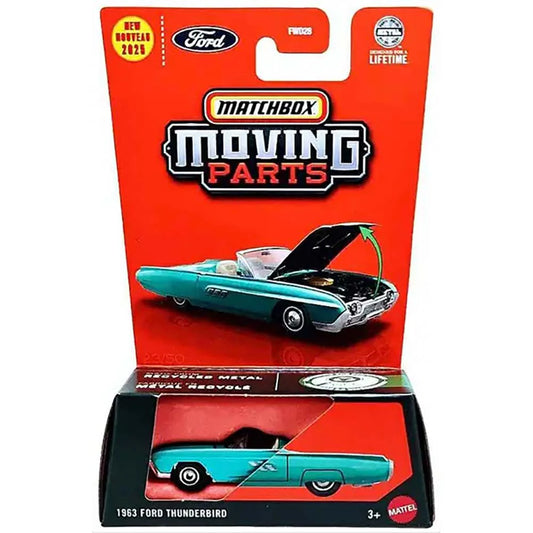Matchbox Moving Parts 1963 Ford Thunderbird.