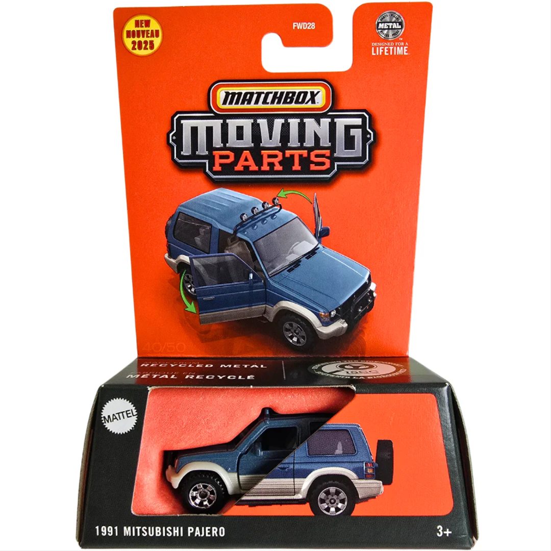 Matchbox Moving Parts 1991 Mitsubishi Pajero.