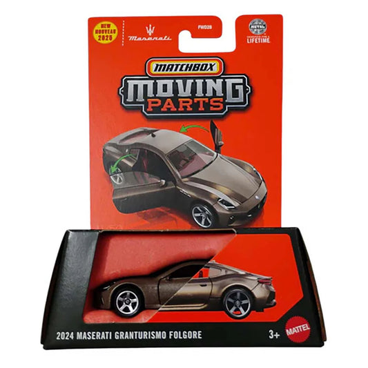 Matchbox Moving Parts 2024 Maserati Granturismo Folgore.