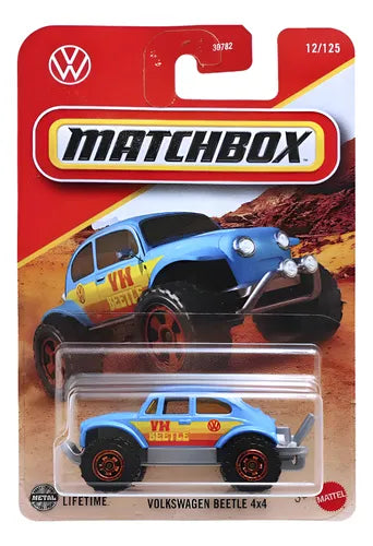 Matchbox Volkswagen Beetle 4x4 Celeste.