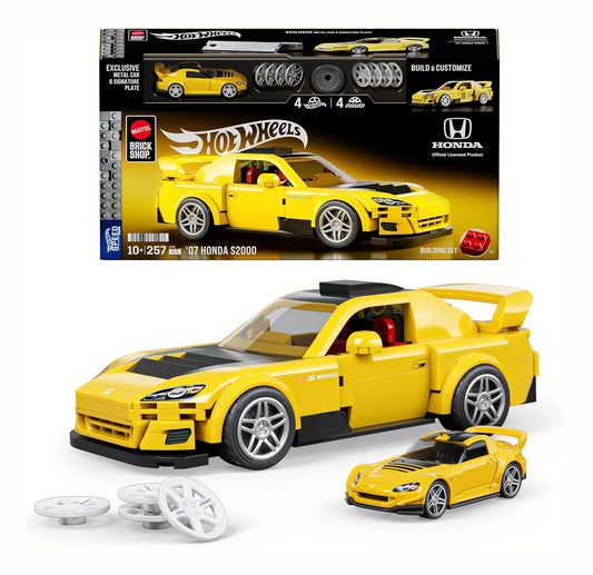 Mattel Brick Shop Hot Wheels 07 Honda S2000.