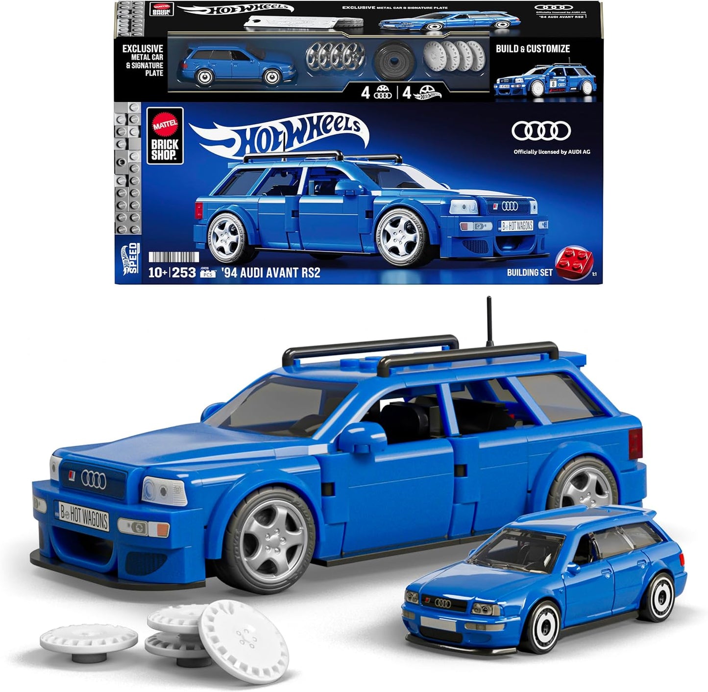 Mattel Brick Shop Hot Wheels 94 Audi Avant RS2.