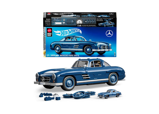Mattel Brick Shop Hot Wheels Mercedes-Benz 300 SL.