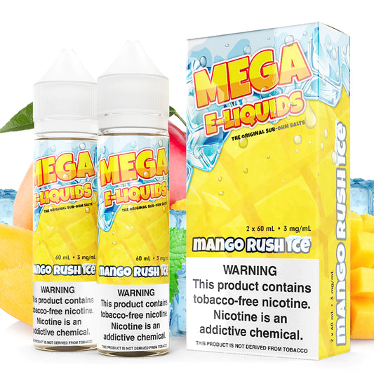 Mega Mango Rush Ice 3mg y 6mg.