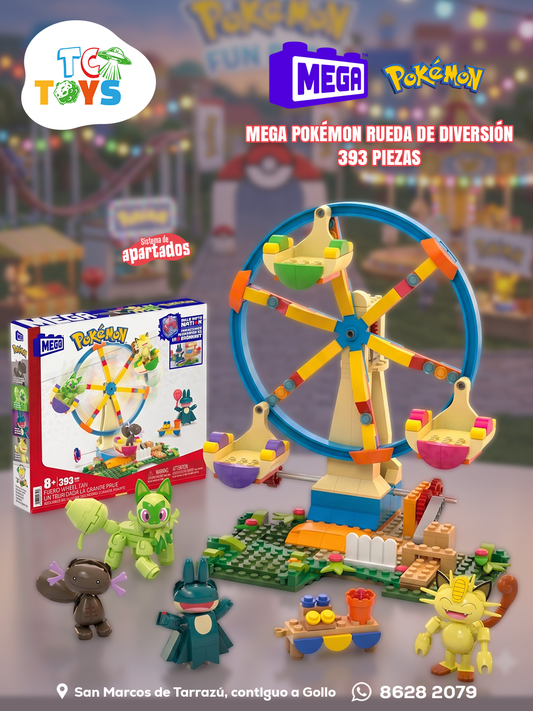 Mega Pokémon Rueda de Diversión.