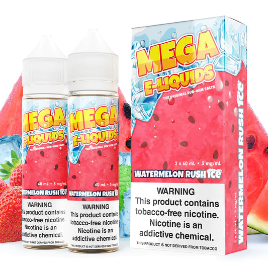 Mega Watermelon Rush Ice 3mg y 6mg.