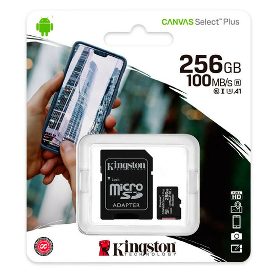 Memoria Micro SD Kingston 256GB.