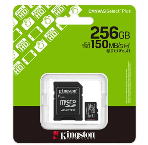 Memoria Micro SD Kingston 256GB.