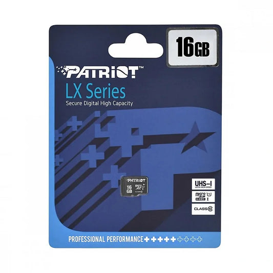 Memoria Micro SD Patriot 16GB.
