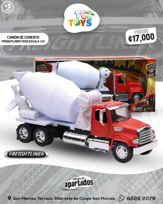 Mezcladora NewRay Long Haul Trucker Freightliner 114SD.