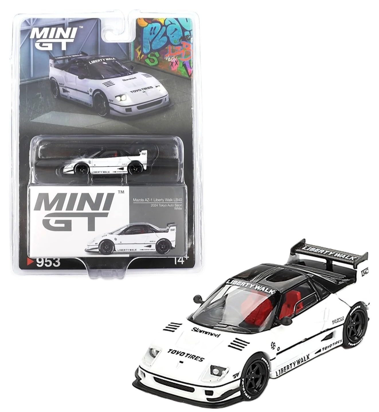 Mini GT Mazda AZ-1 Liberty Walk LB40.