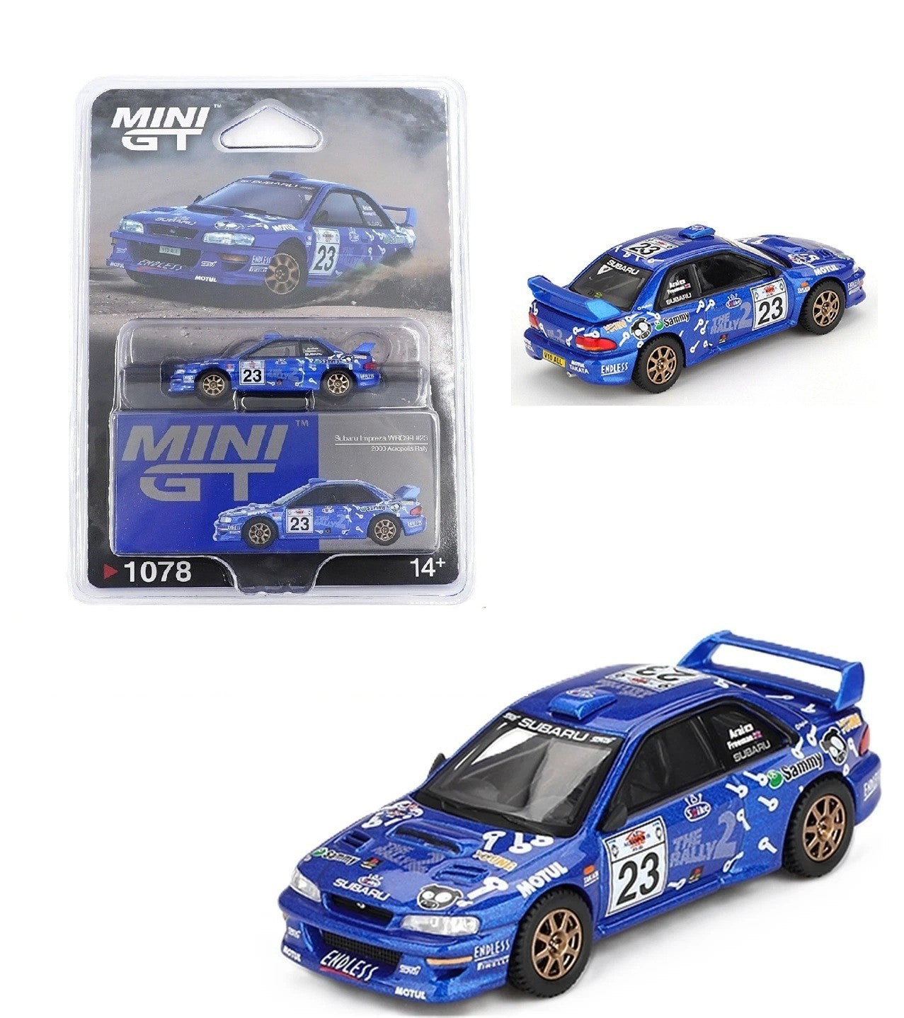 Mini GT Subaru Impreza WRC99 #23.
