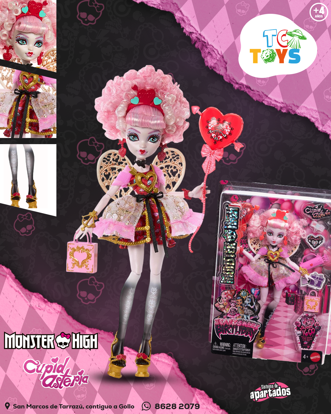 Monster High Cupido Asteria Dulce 1600.