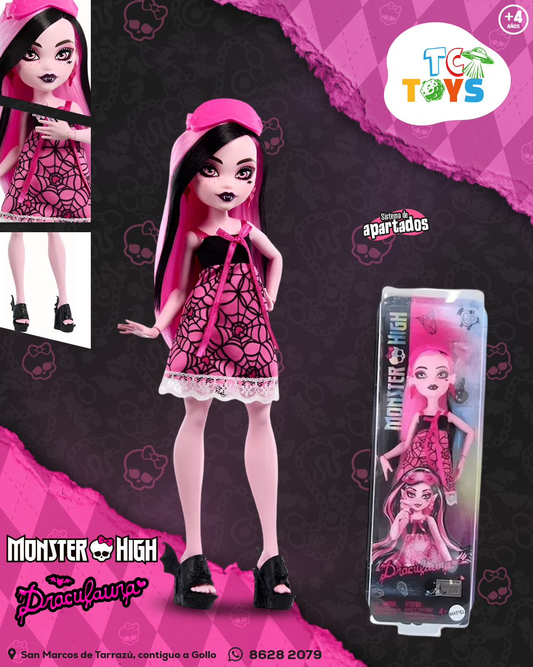 Muñeca Monster High Draculaura Pijama.