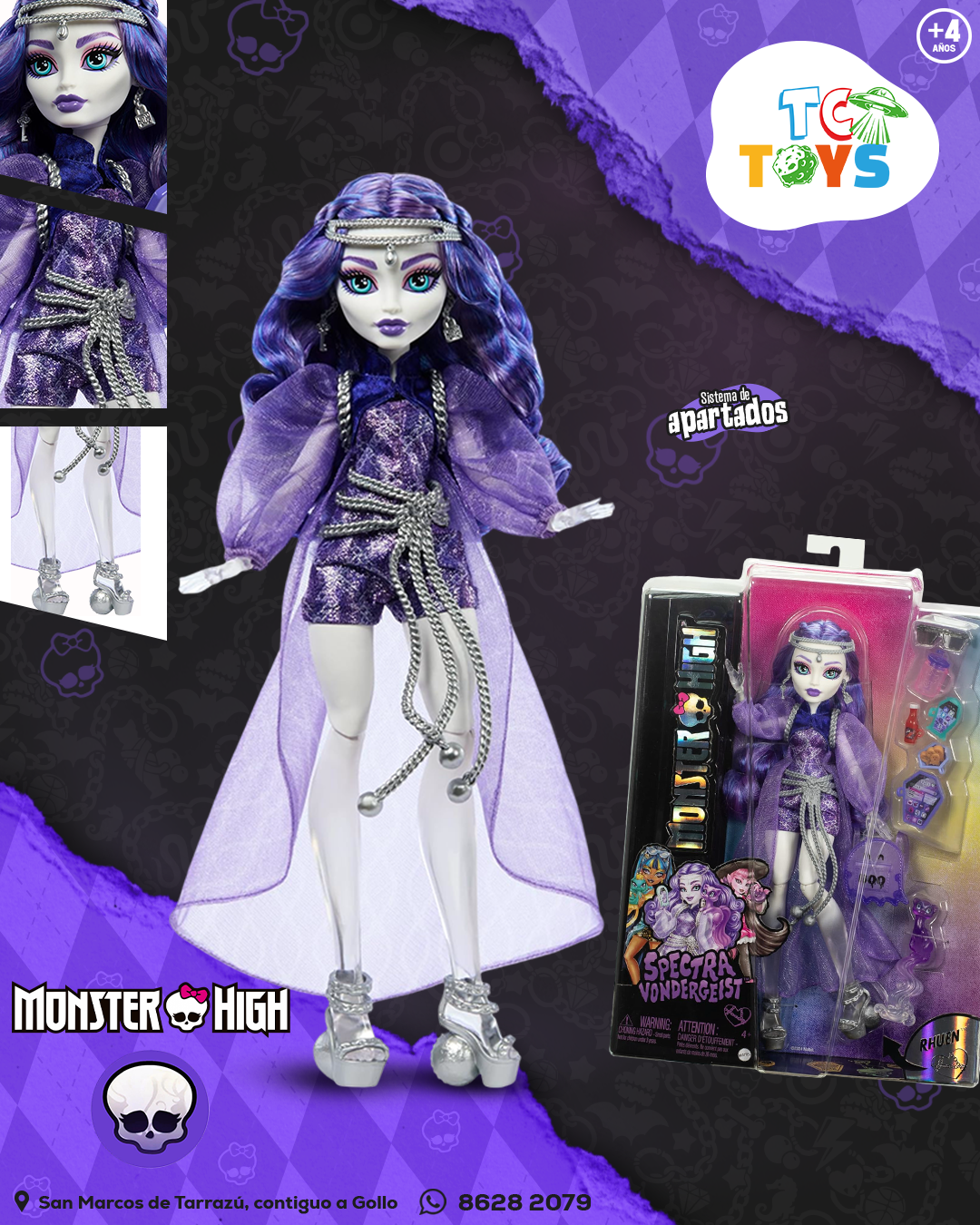 Muñeca Monster High Spectra Vondergeist.