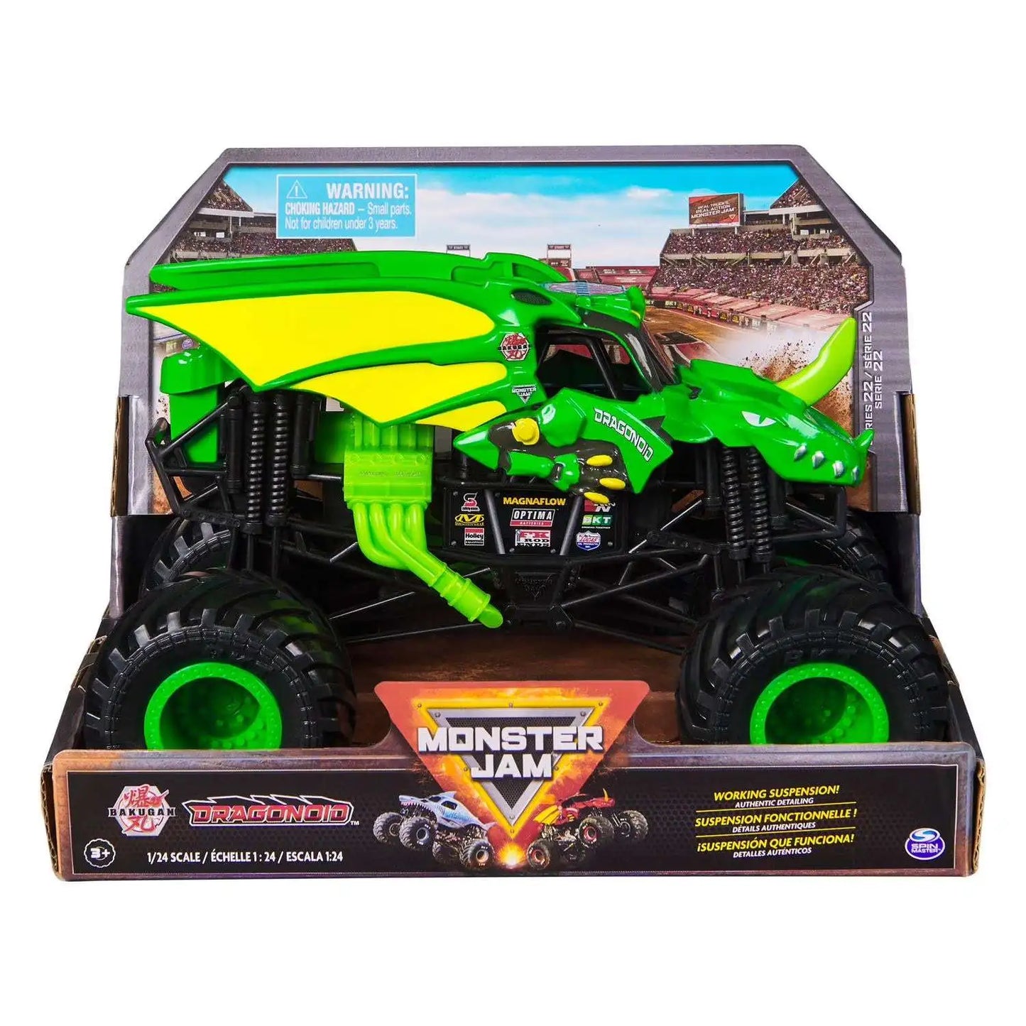 Monster Jam Real Action Bakugan Dragonoid.