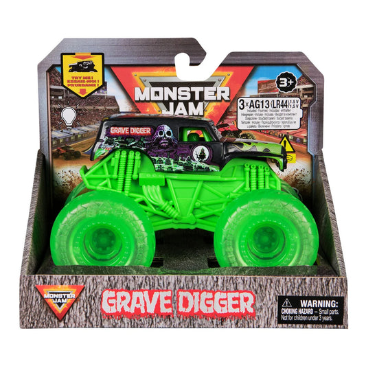 Monster Jam con Luz Grave Digger.