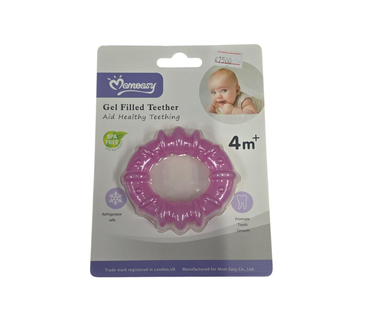 Mordedor de Gel Circulo para Bebé Momeasy.