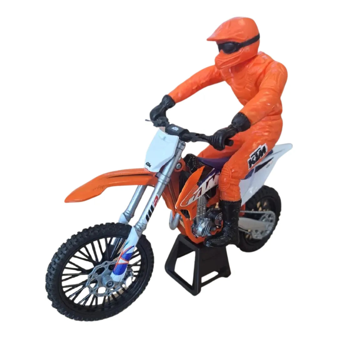 Moto con Piloto NewRay KTM 450 SX-F.