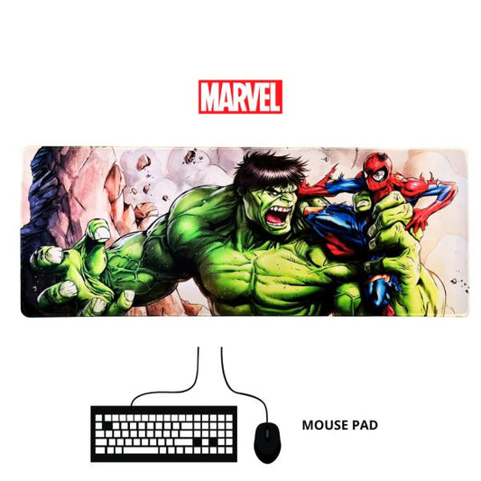 Mousepad Hulk y Spiderman.
