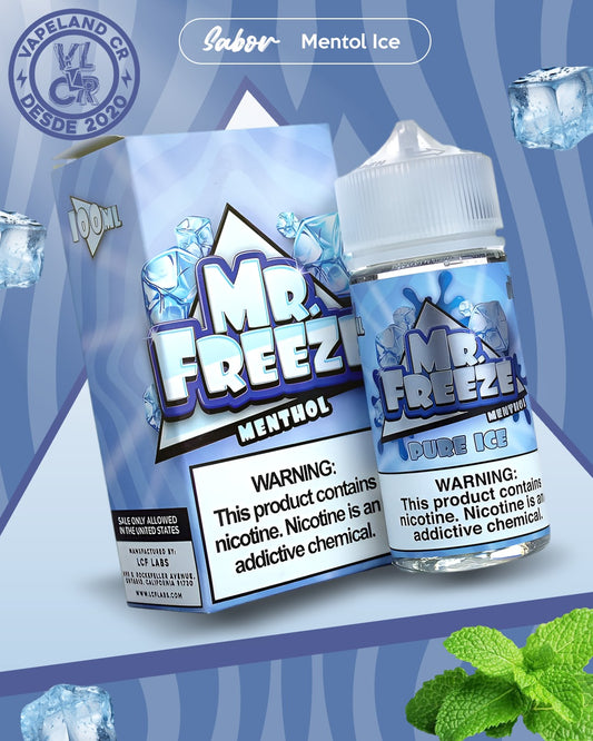 Mr.freeze Menthol Pure Ice 3mg y 6mg.