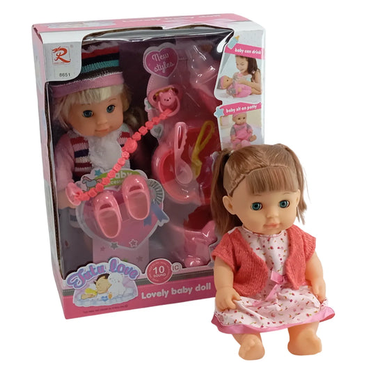 Muñeca Bebé Tutu Love Lovely Baby Doll.