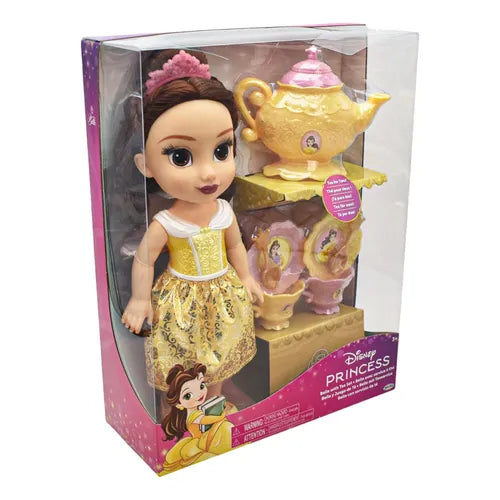 Muñeca Jakks Disney Princesa Bella con Juego de Té.
