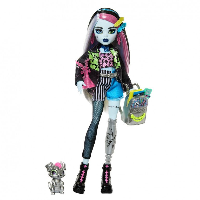 Muñeca Monster High Frankie Stein Escalofriantemente Inteligente.