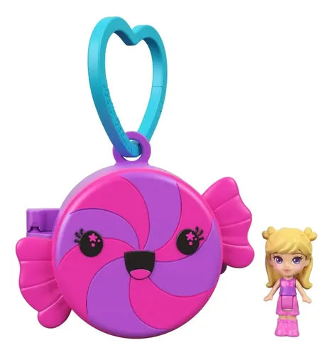 Muñeca Polly Pocket Llavero con Figura.