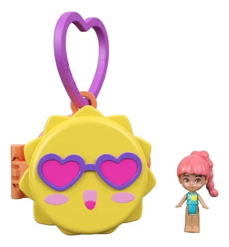 Muñeca Polly Pocket Llavero con Figura.