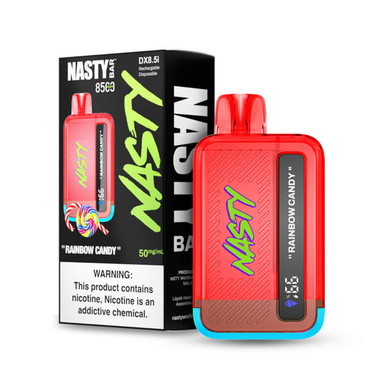 Nasty Bar Rainbow Candy 8500 puffs.