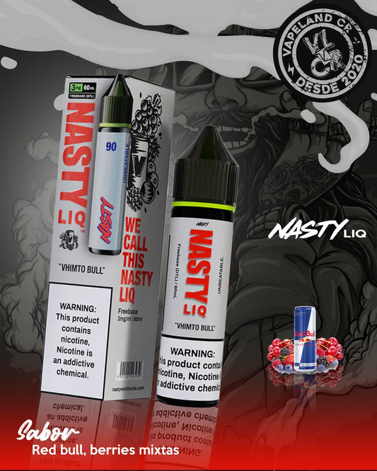 Nasty LIQ Vhimto Bull 3mg y 6mg.