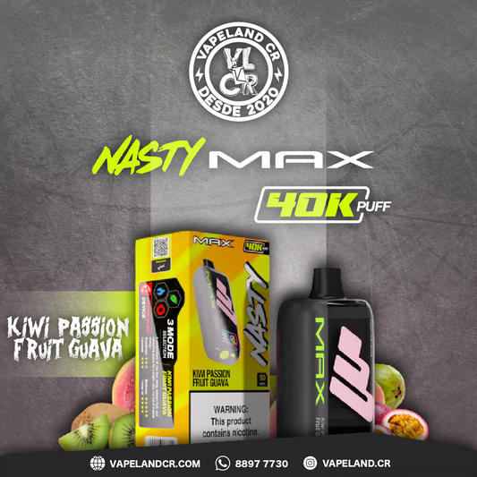 Nasty Max Kiwi Passion Fruit Guava 40000 puffs.