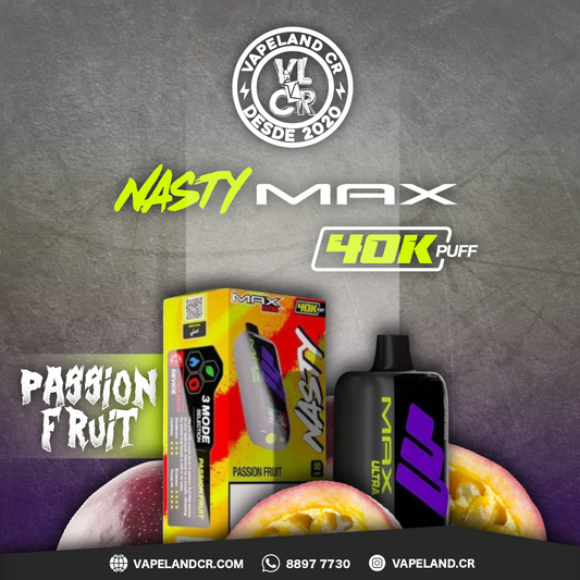 Nasty Max Passion Fruit 40000 puffs.