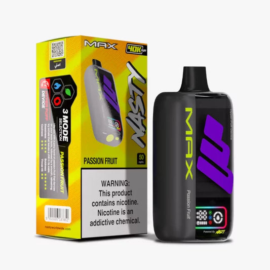 Nasty Max Passion Fruit 40000 puffs.