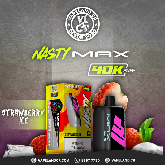 Nasty Max Strawberry Ice 40000 puffs.
