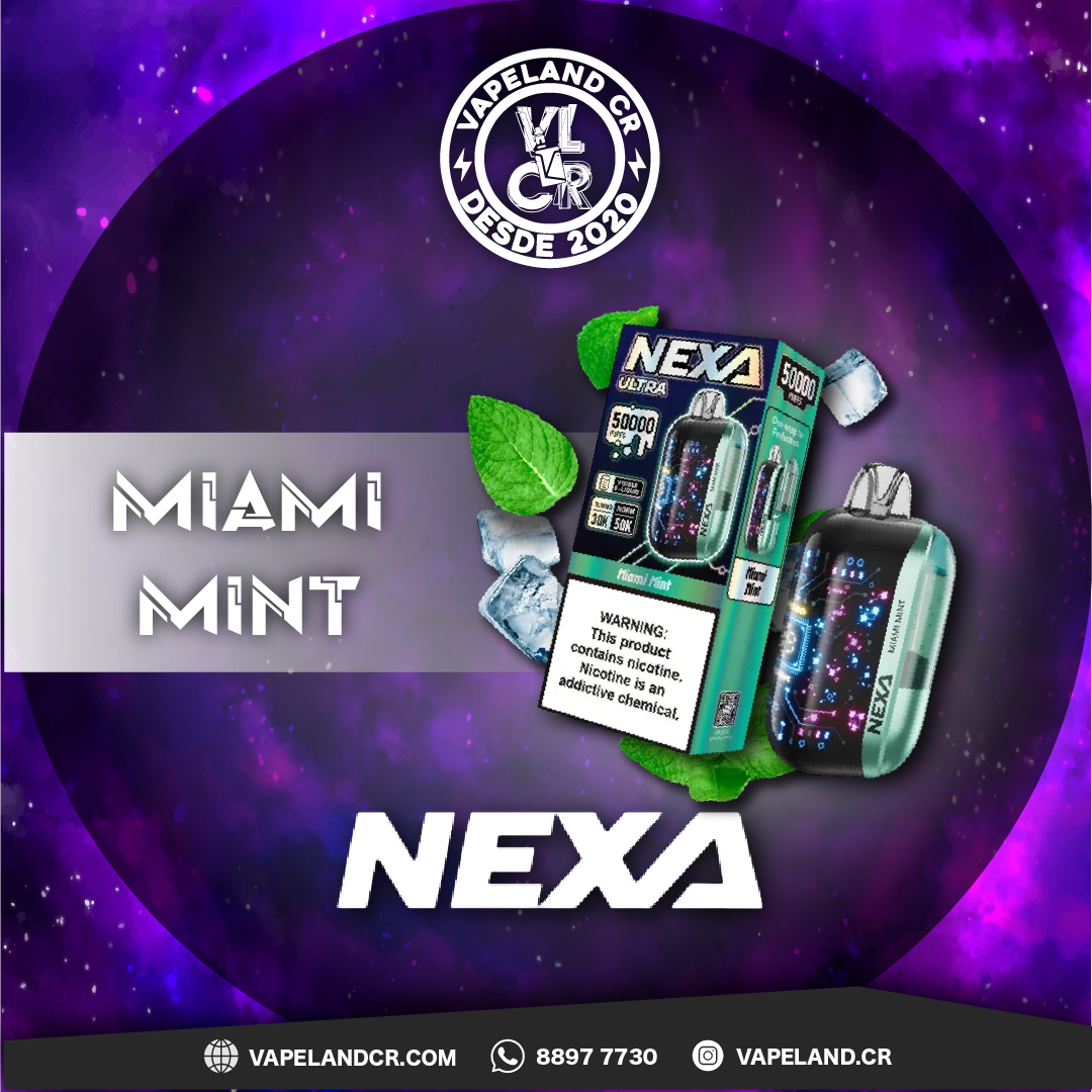 Nexa Ultra Miami Mint 50000 puffs.
