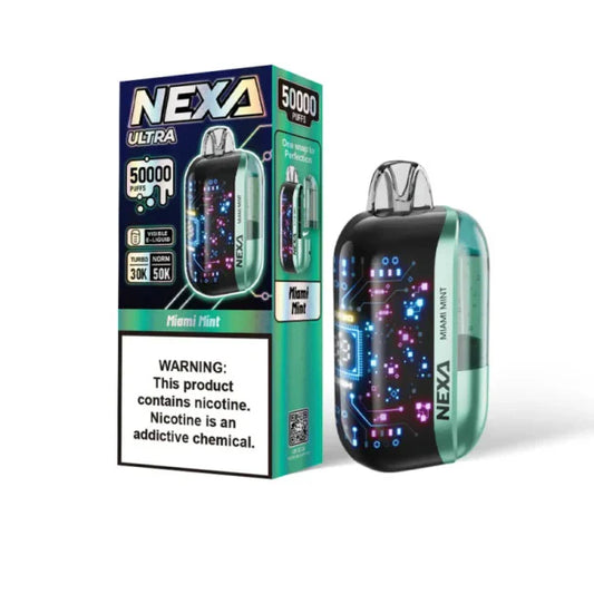 Nexa Ultra Miami Mint 50000 puffs.
