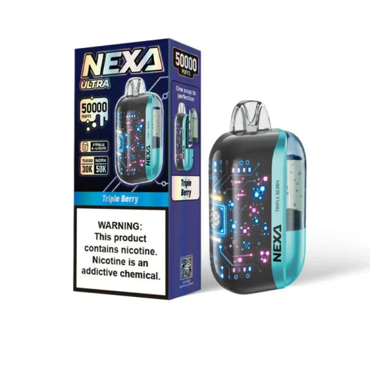 Nexa Ultra Triple Berry 50000 puffs.
