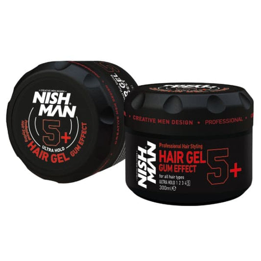 Nish Man Hair Gel 5+ 300ml.