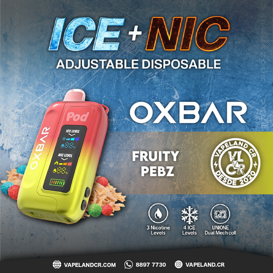OXBAR Ice Fruity Pebz 35000 puffs.
