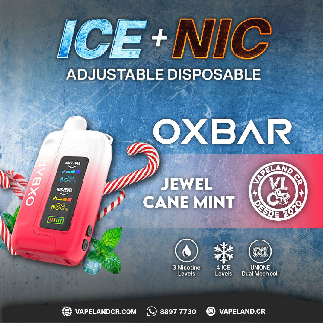 OXBAR Ice Jewel Cane Mint 35000 puffs.