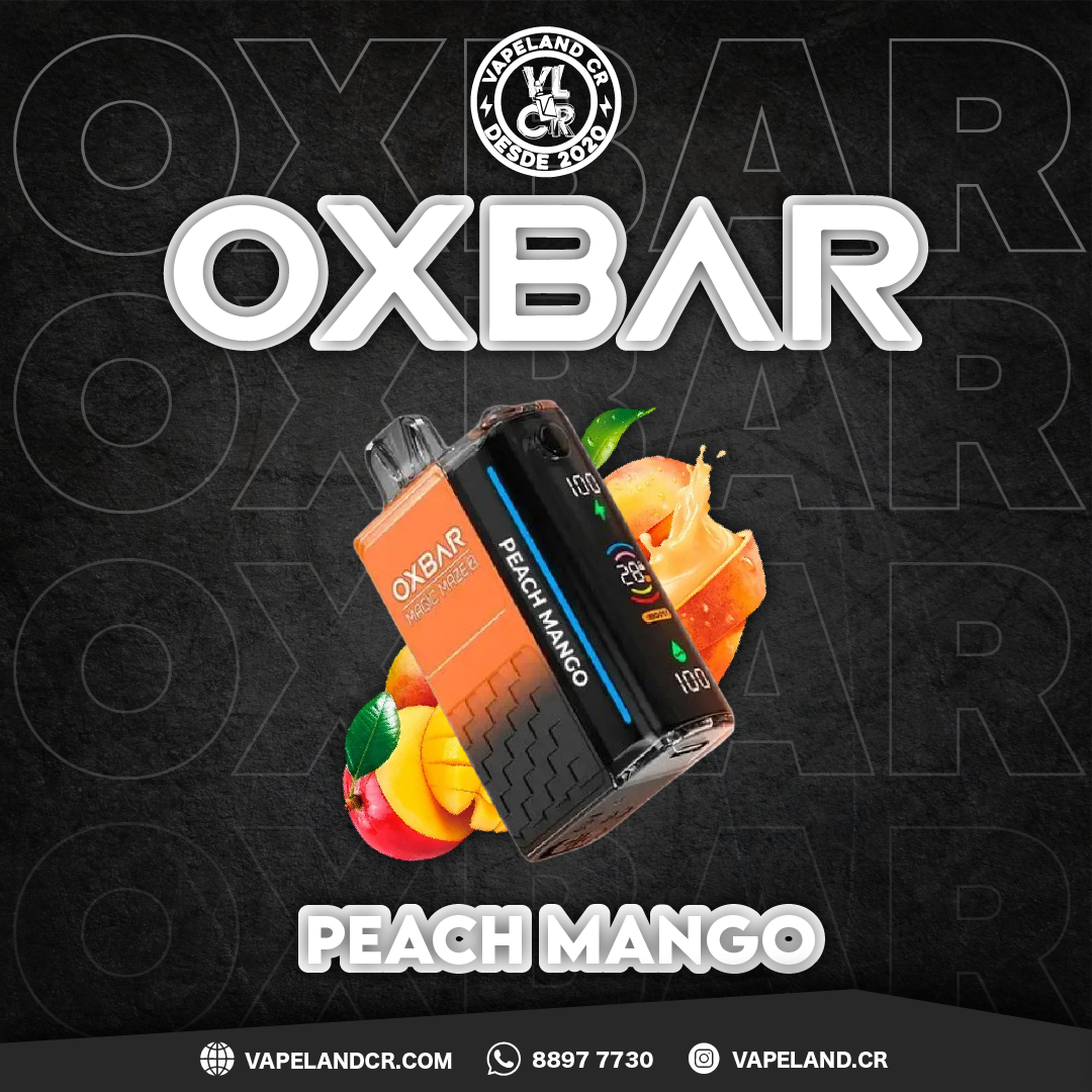 OXBAR Peach Mango 30000 puffs.