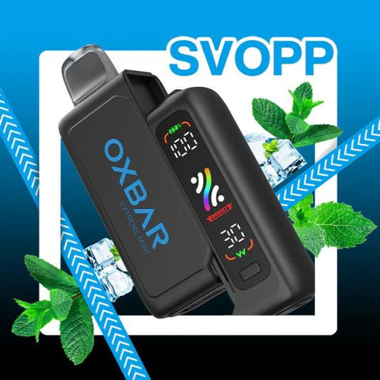 OXBAR SVOPP Extreme Mint 25000 puffs.