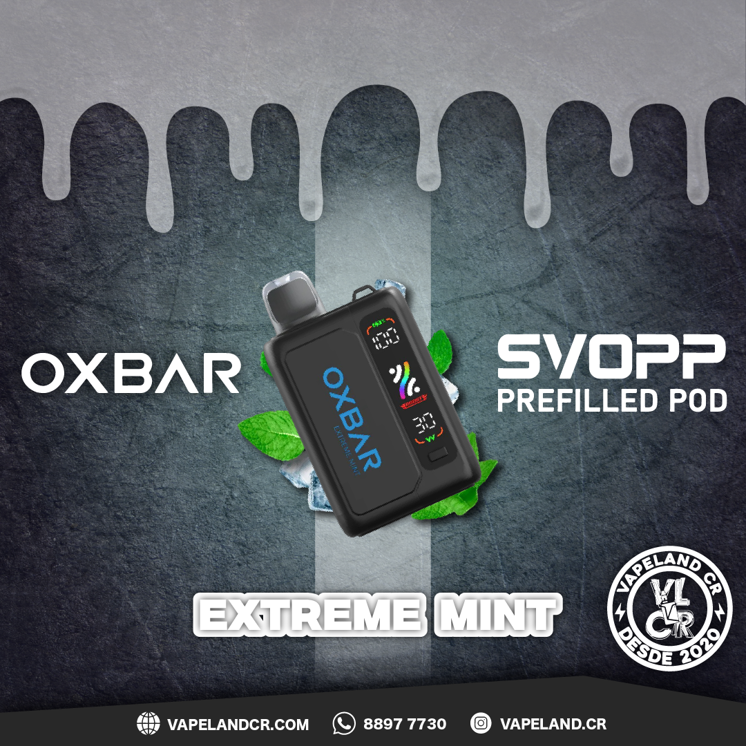 OXBAR SVOPP Extreme Mint 25000 puffs.