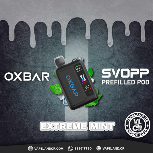 OXBAR SVOPP Extreme Mint 25000 puffs.